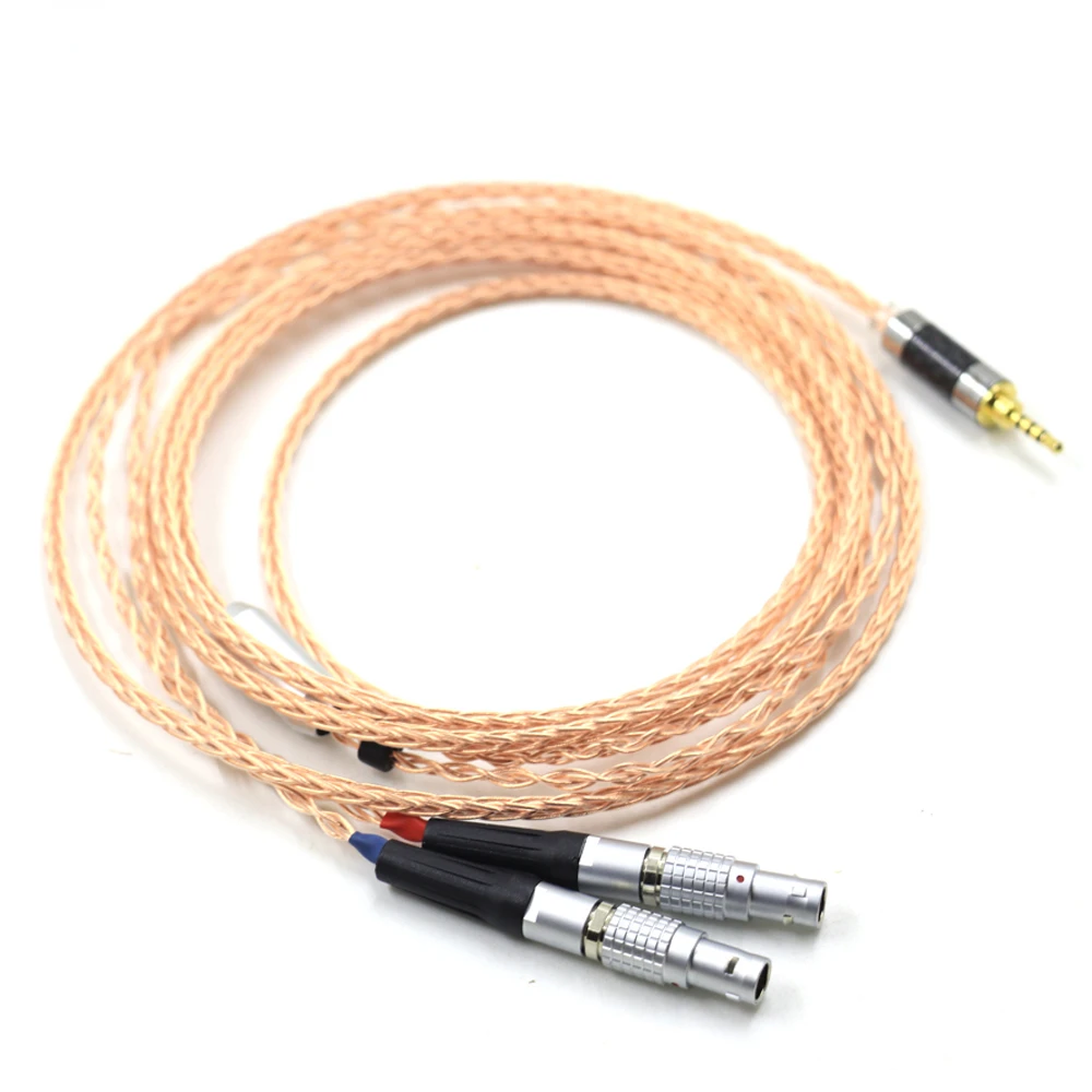 HIFI 7N Single Crystal Pure Copper Headphone Upgrade Cable Cord For Focal Utopia ELEAR Headset
HIFI 7N Single Crystal Pure Copper Headphone Upgrade Cable Cord For Focal Utopia ELEAR Headset