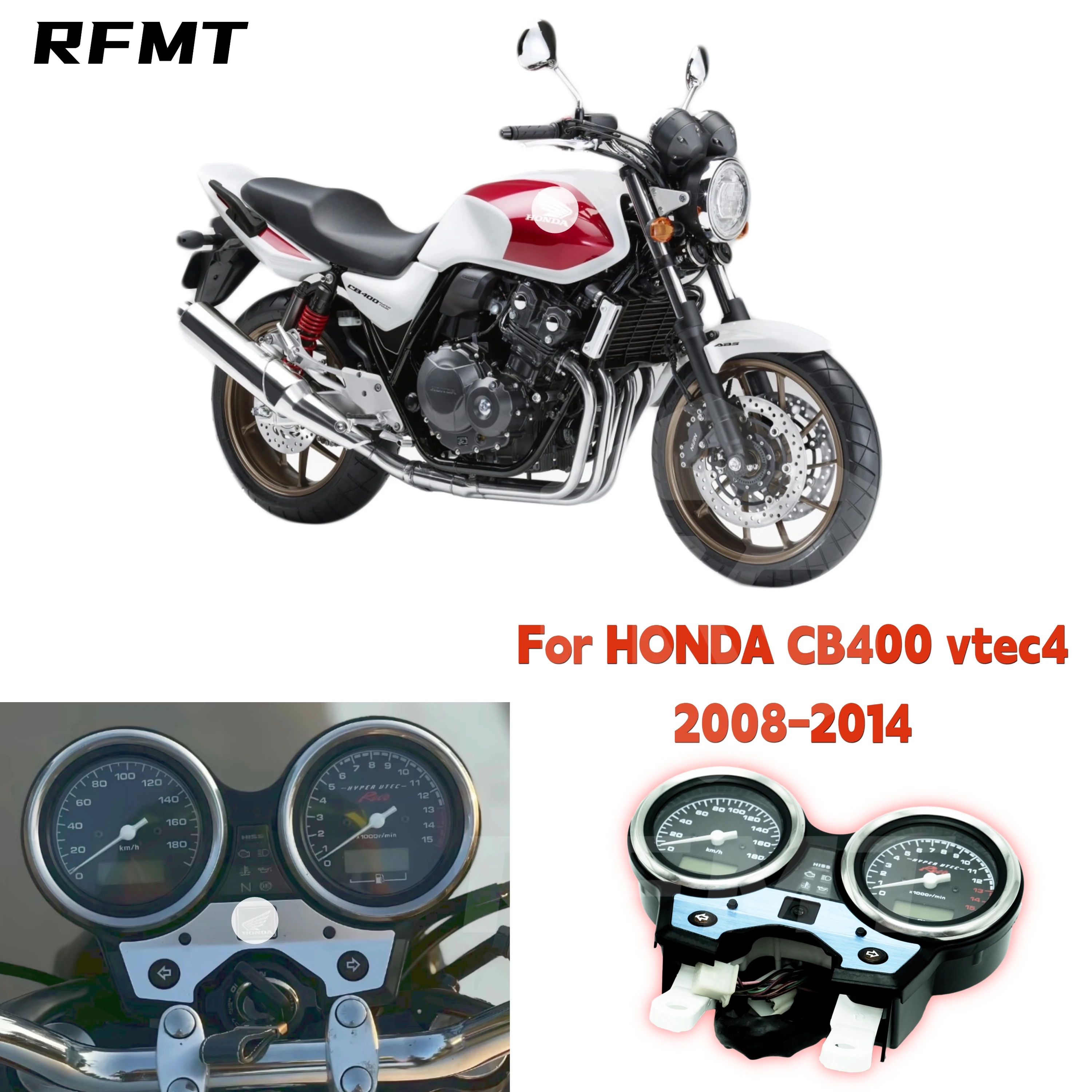 Motorcycle Speedometer Odometer Instrument Gauges Cluster Assembly For HONDA CB400 vtec4 revo 2008 2009 2010 2011 2012 2013 2014
Motorcycle Speedometer Odometer Instrument Gauges Cluster Assembly For HONDA CB400 vtec4 revo 2008 2009 2010 2011 2012 2013 2014