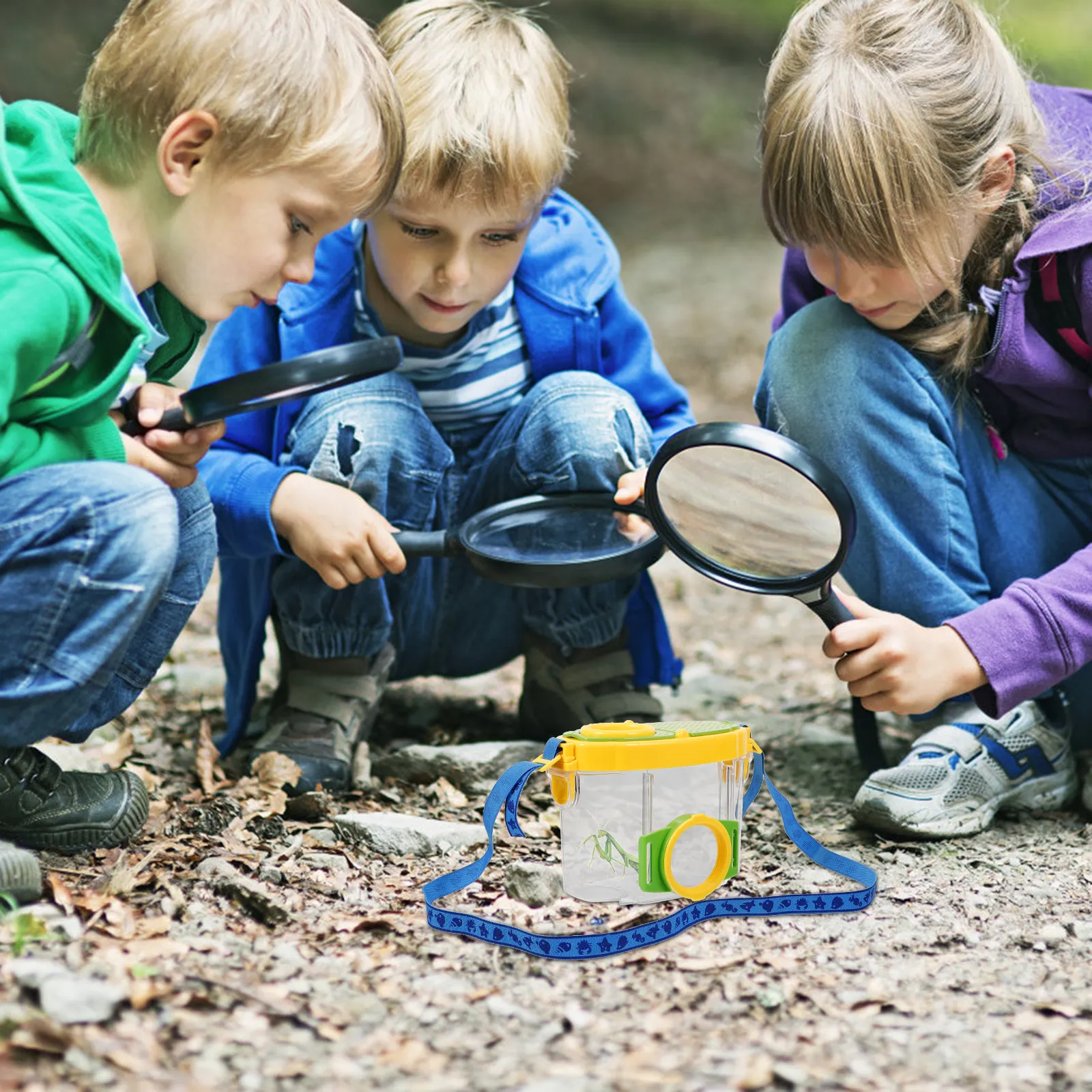 1Set Kids Outdoor Exploration Kit Insect Observation Box with Magnifying Lens Scissor Clamp for Nature Study Science Learning
1Set Kids Outdoor Exploration Kit Insect Observation Box with Magnifying Lens Scissor Clamp for Nature Study Science Learning