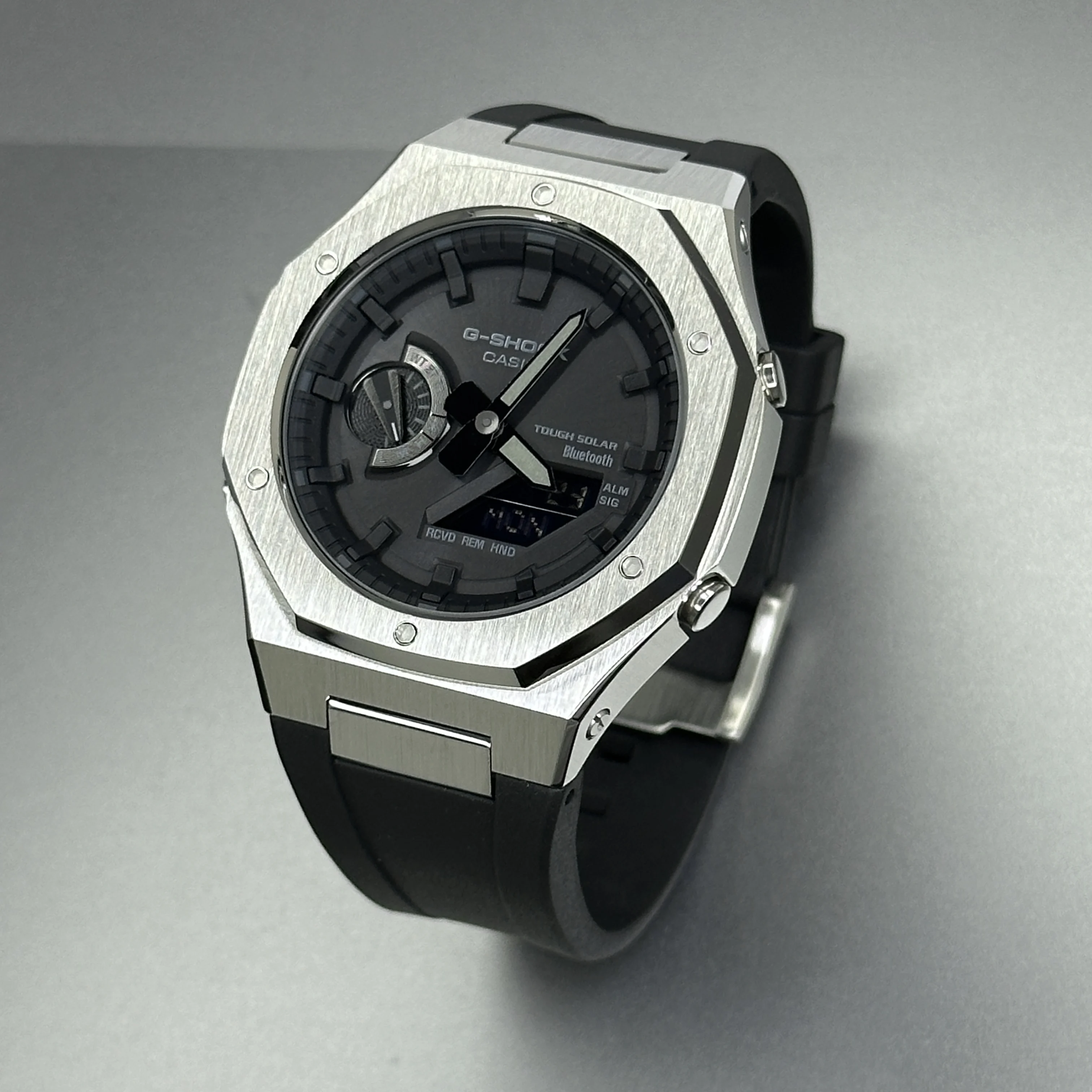 Hontao Casioak Modification Kit Octagonal Stainless Steel Watch Bezel and Fluororubber Strap for Casio G-SHOCK GA-B2100/GA-2100
Hontao Casioak Modification Kit Octagonal Stainless Steel Watch Bezel and Fluororubber Strap for Casio G-SHOCK GA-B2100/GA-2100