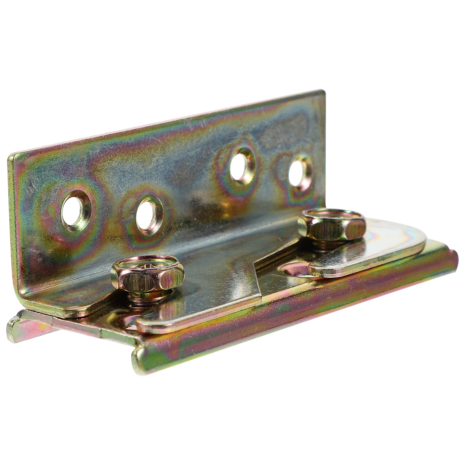 4 pcs Bed Rail Connectors Galvanized Heavy Duty Snap Fasteners Bed Frame Brackets Rust Proof For Wood Frames Headboards
4 pcs Bed Rail Connectors Galvanized Heavy Duty Snap Fasteners Bed Frame Brackets Rust Proof For Wood Frames Headboards