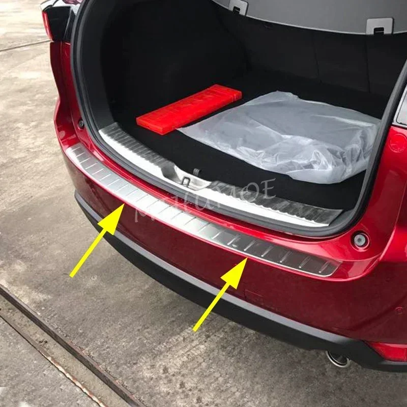 For 2017-2024 Mazda CX-5 Exterior Accessories Stainless Steel Car Rear Bumper Protection Sticker Strip Trim
For 2017-2024 Mazda CX-5 Exterior Accessories Stainless Steel Car Rear Bumper Protection Sticker Strip Trim