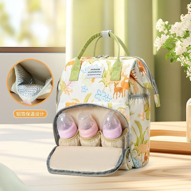 Fashion Backpack Bag Mummy Large Capacity Bag Mom Baby Multi-function Waterproof Outdoor Travel Diaper Bags For Baby Care Gifts
Fashion Backpack Bag Mummy Large Capacity Bag Mom Baby Multi-function Waterproof Outdoor Travel Diaper Bags For Baby Care Gifts