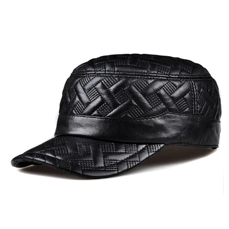 2024 Spring Retro Plaid Real Leather Baseball cap Spring Autumn Military Hat Sailor Hat Women Men Genuine Sheepskin Captain Cap
2024 Spring Retro Plaid Real Leather Baseball cap Spring Autumn Military Hat Sailor Hat Women Men Genuine Sheepskin Captain Cap