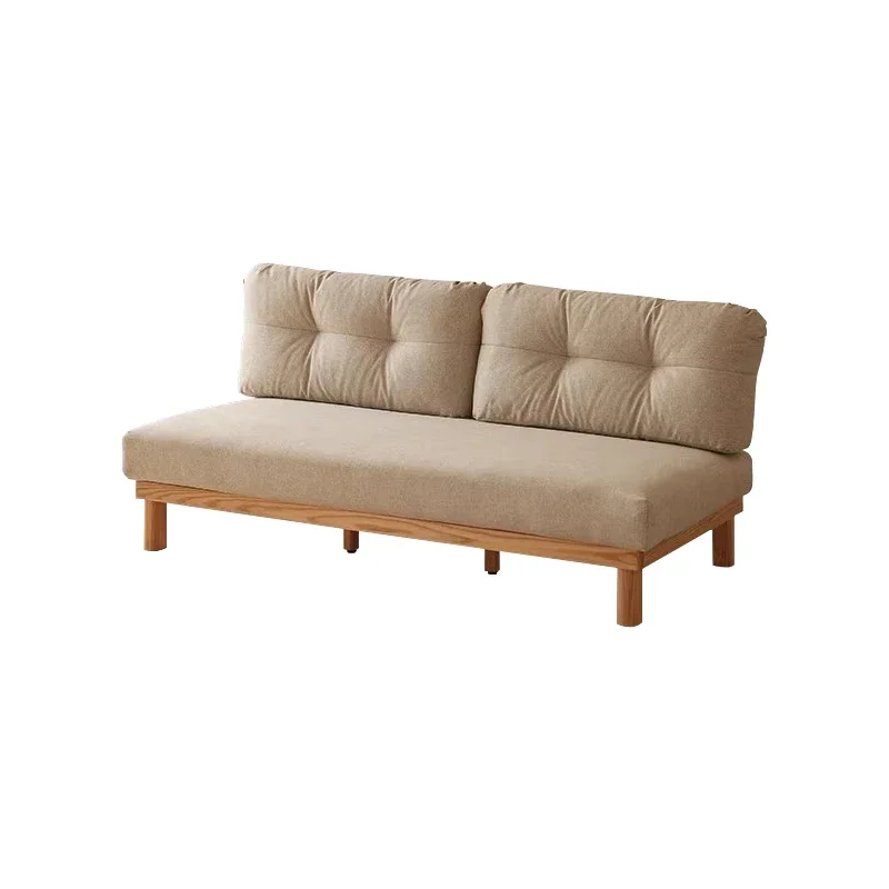 Nordic solid wood sofa small apartment living room furniture oak armless sofa modern simple straight row fabric
Nordic solid wood sofa small apartment living room furniture oak armless sofa modern simple straight row fabric