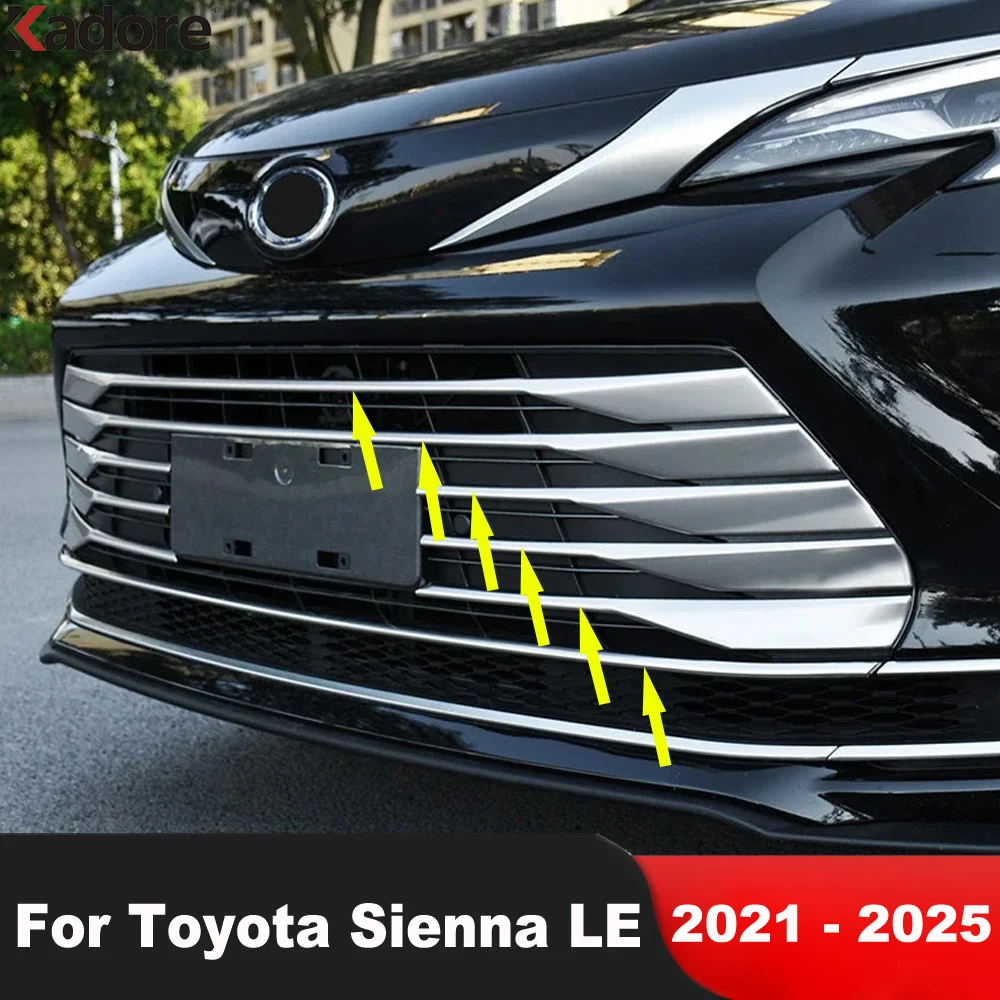 Front Bumper Grill Grille Cover Trim For Toyota Sienna LE 2021 2022 2023 2024 2025 Chrome Car Head Racing Frame Trim Accessories
Front Bumper Grill Grille Cover Trim For Toyota Sienna LE 2021 2022 2023 2024 2025 Chrome Car Head Racing Frame Trim Accessories
