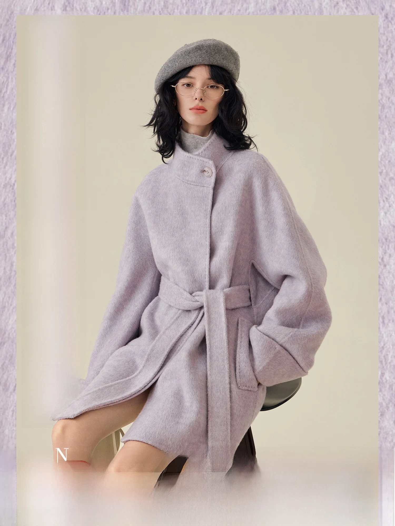 Классическое женское шерстяное пальто с наполнителем из верблюжьего пуха, на одной пуговице, с воротником-стойкой, двустороннее, от NAGUAGU/ Pumpkin Valley
Классическое женское шерстяное пальто с наполнителем из верблюжьего пуха, на одной пуговице, с воротником-стойкой, двустороннее, от NAGUAGU/ Pumpkin Valley