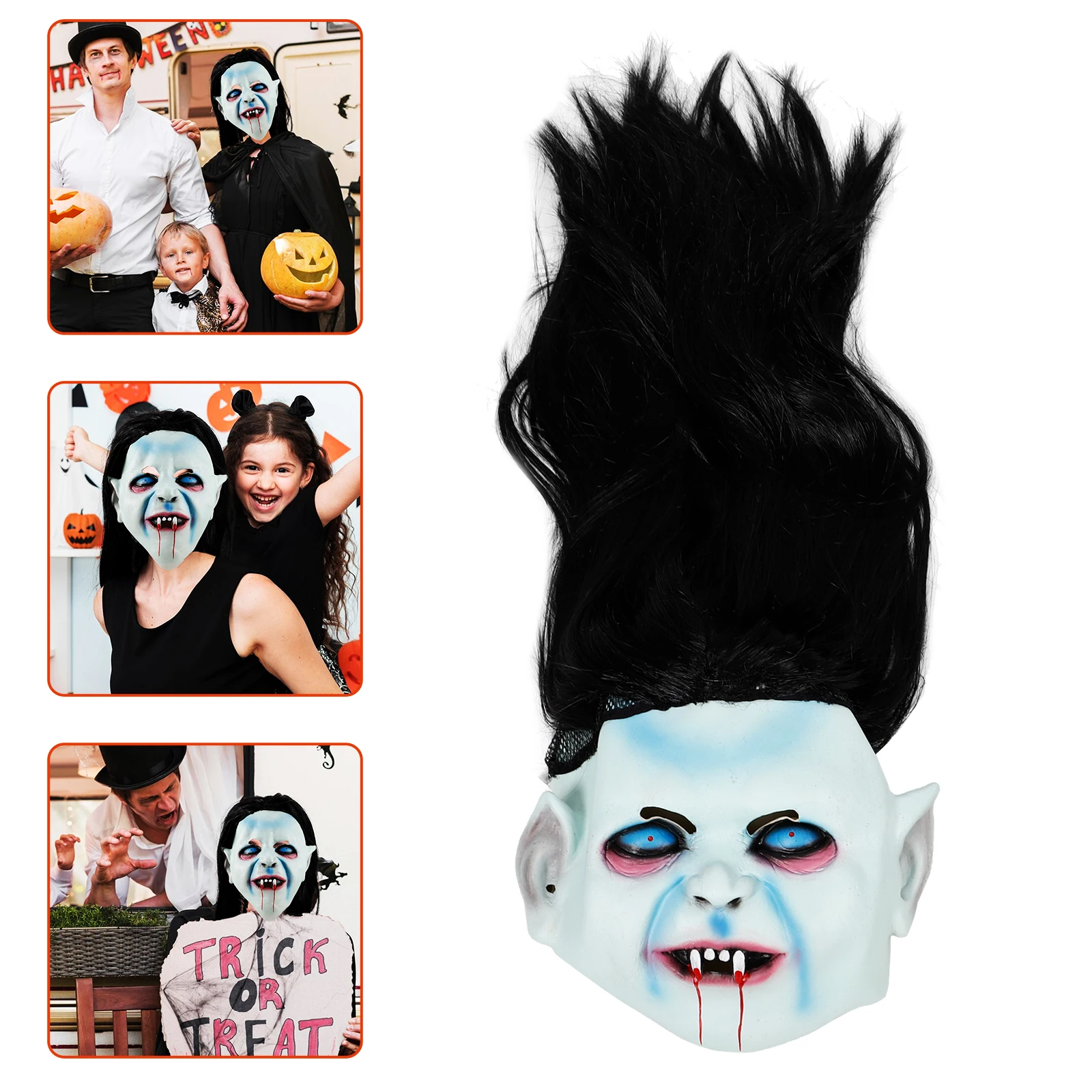 NEW Ghost Halloween Cosplay Costumes Horrific Creepy Terrifying Ghost Sadako Toothy Zombie Ghost for Costume Toothy Zombie
NEW Ghost Halloween Cosplay Costumes Horrific Creepy Terrifying Ghost Sadako Toothy Zombie Ghost for Costume Toothy Zombie