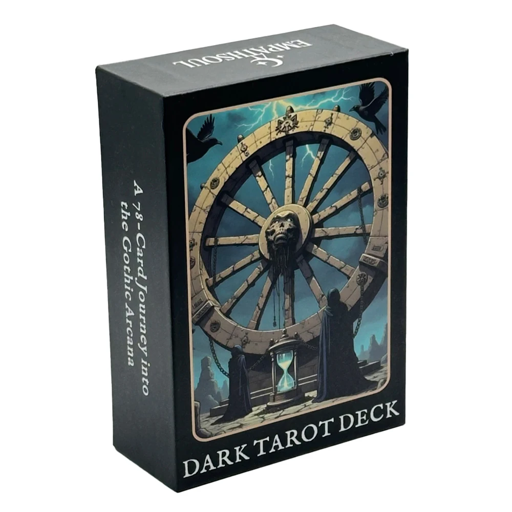 Набор темных карт Таро, классическая тематическая колода Gothic Arcana Journey, 78 карт 13x9 см, игра-гадалка и гадание
Набор темных карт Таро, классическая тематическая колода Gothic Arcana Journey, 78 карт 13x9 см, игра-гадалка и гадание
