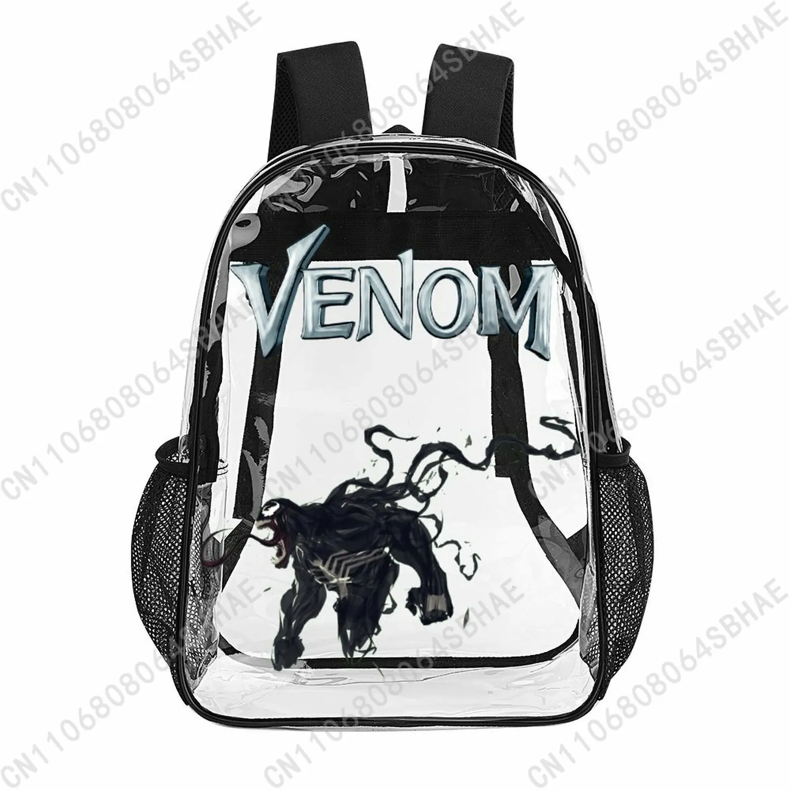 Модный прозрачный рюкзак Marvel Venom 17 дюймов для мужчин, женщин и подростков, персонализированная прозрачная сумка из ПВХ, подарки для косплея
Модный прозрачный рюкзак Marvel Venom 17 дюймов для мужчин, женщин и подростков, персонализированная прозрачная сумка из ПВХ, подарки для косплея