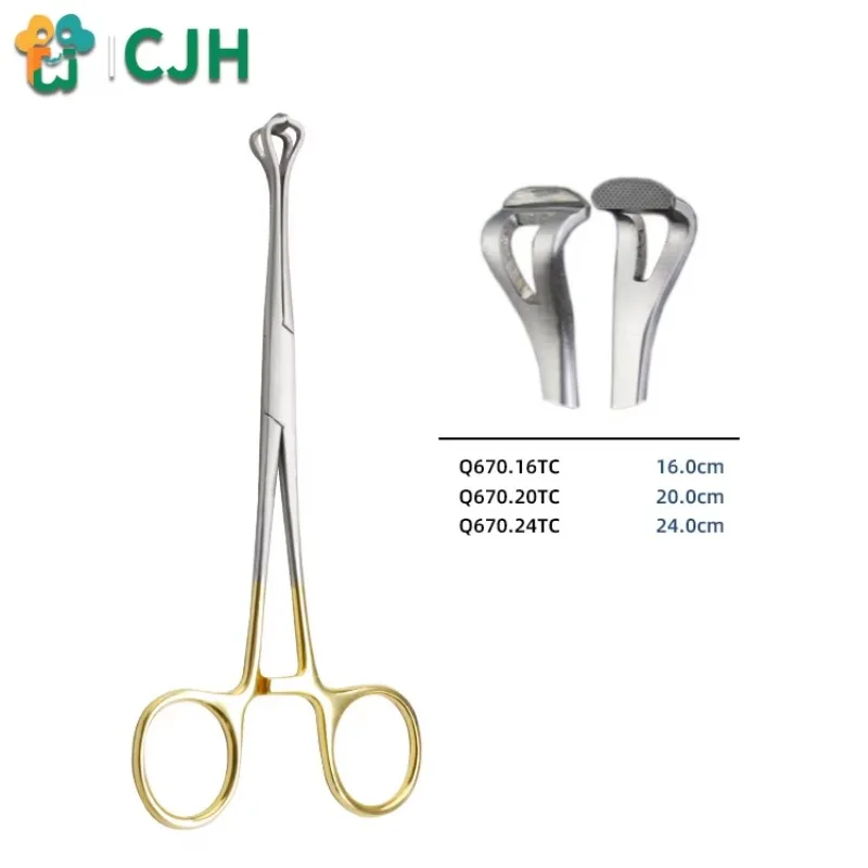 CJH Steel Carbon Steel High Temperature Sterilization Veterinary Surgery Urology Appendix Surgery Treatment Forceps
CJH Steel Carbon Steel High Temperature Sterilization Veterinary Surgery Urology Appendix Surgery Treatment Forceps