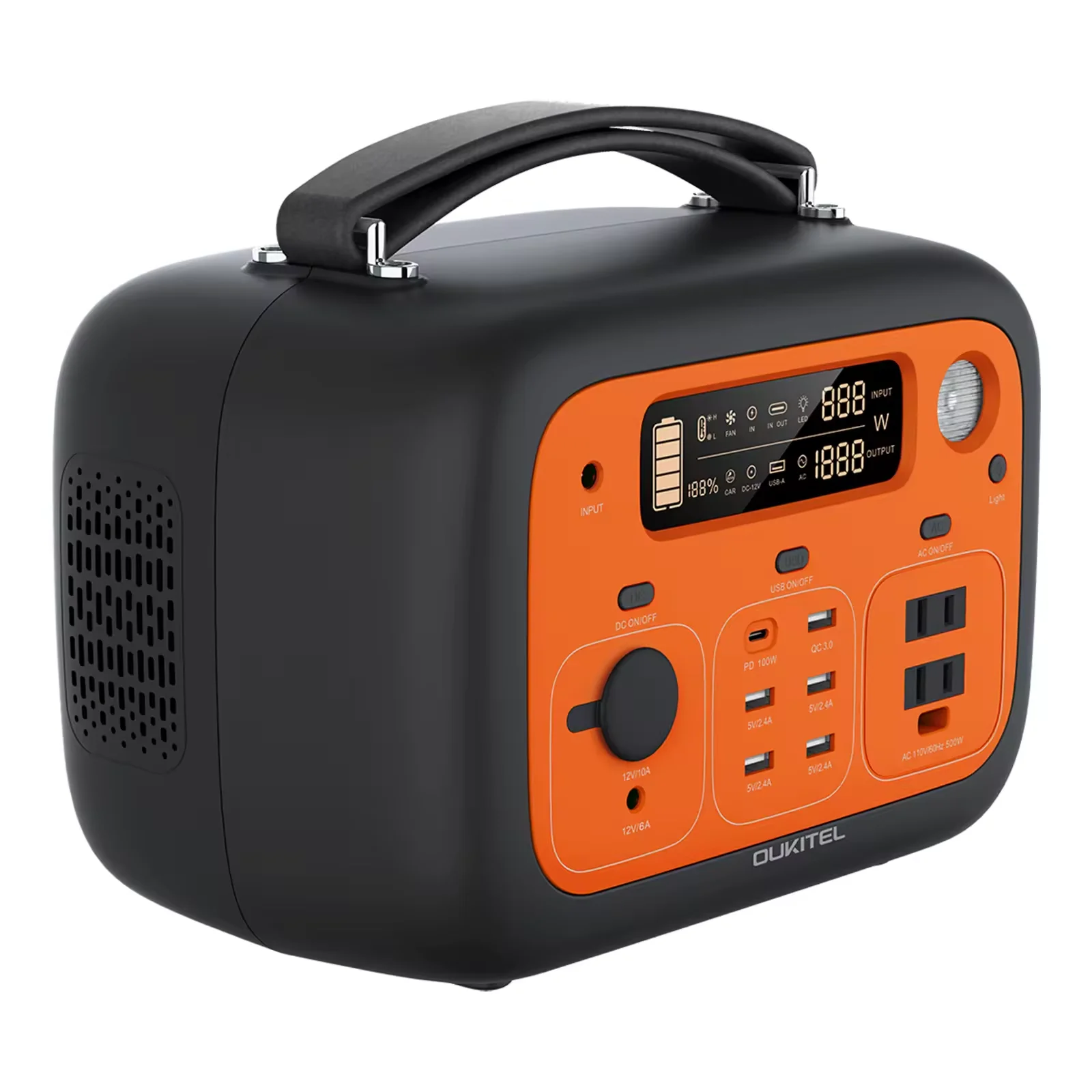 OUKITEL P501E Portable Power Station Overseas Warehouse 500W Rechargeable Solar Generator Backup Lithium Battery 140400mAh
OUKITEL P501E Portable Power Station Overseas Warehouse 500W Rechargeable Solar Generator Backup Lithium Battery 140400mAh