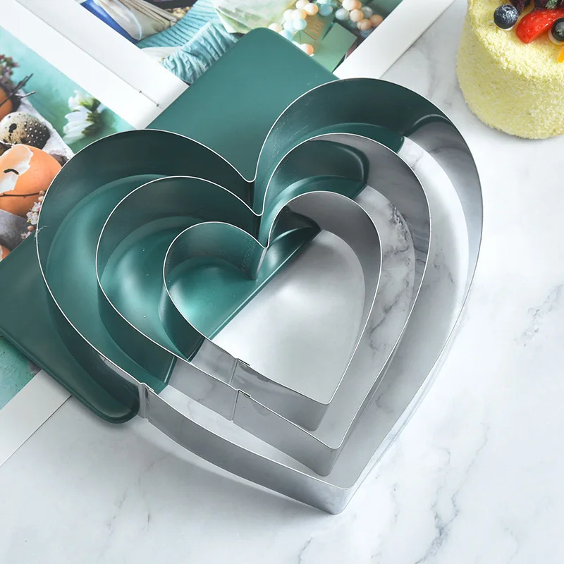 3Pcs/set Love/Round/Flower Mousse Ring Mould Stainless Steel Fondant Pastry Cake Biscuit Decorating Baking Tool Kitchen Bakeware
3Pcs/set Love/Round/Flower Mousse Ring Mould Stainless Steel Fondant Pastry Cake Biscuit Decorating Baking Tool Kitchen Bakeware