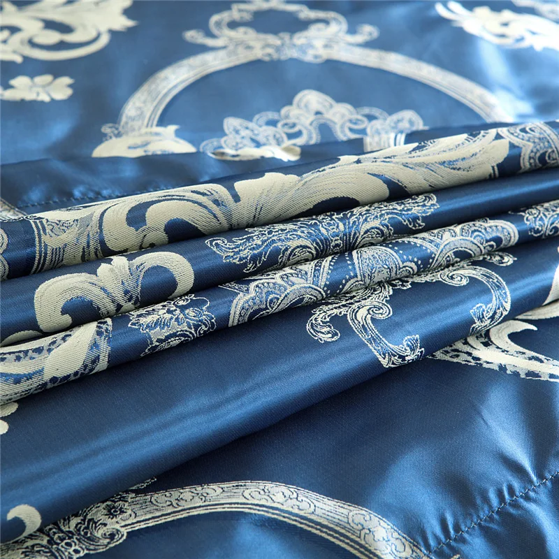 Spring and Autumn Simple and Elegant Home Textiles European Satin Jacquard Bedding Set Duvet Cover Pillowcase
Spring and Autumn Simple and Elegant Home Textiles European Satin Jacquard Bedding Set Duvet Cover Pillowcase