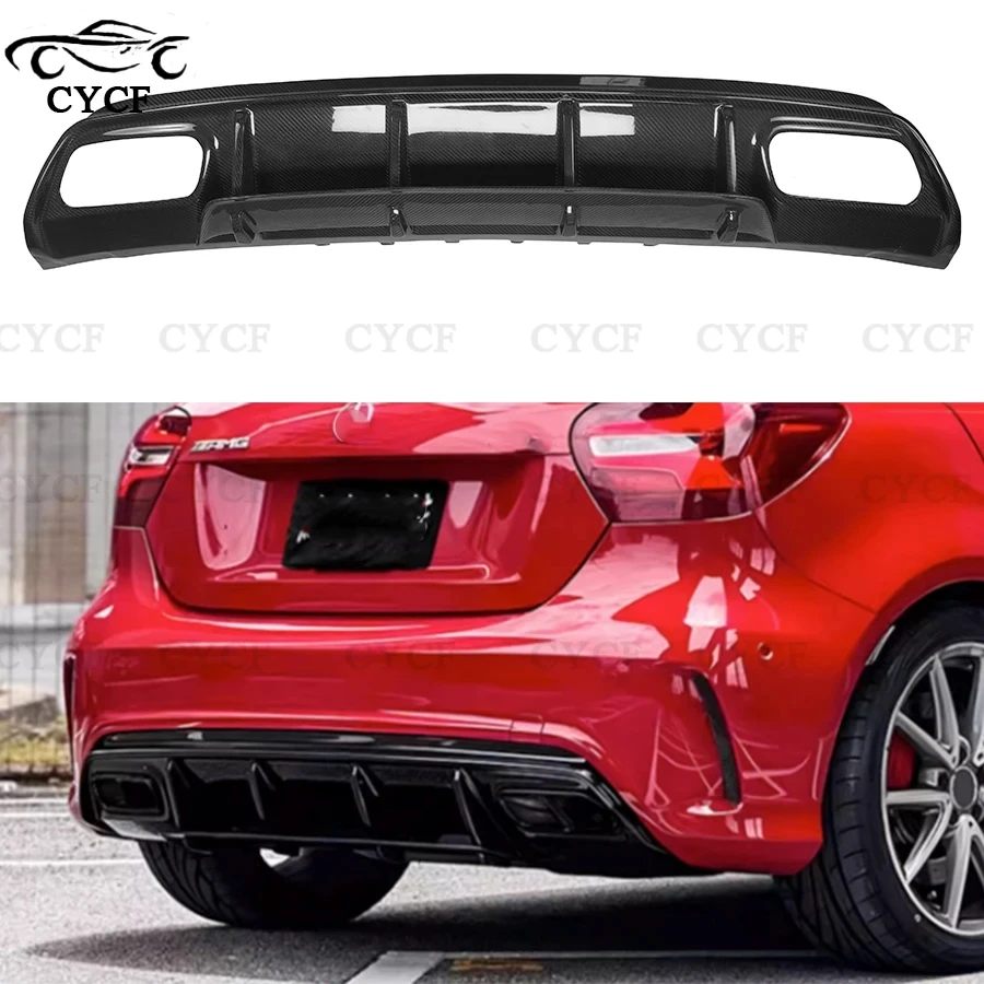 Для Mercedes Benz A Class AMG W176 A45 задний диффузор из углеродного волокна, задний бампер, спойлер, автомобильные аксессуары, комплект кузова
Для Mercedes Benz A Class AMG W176 A45 задний диффузор из углеродного волокна, задний бампер, спойлер, автомобильные аксессуары, комплект кузова