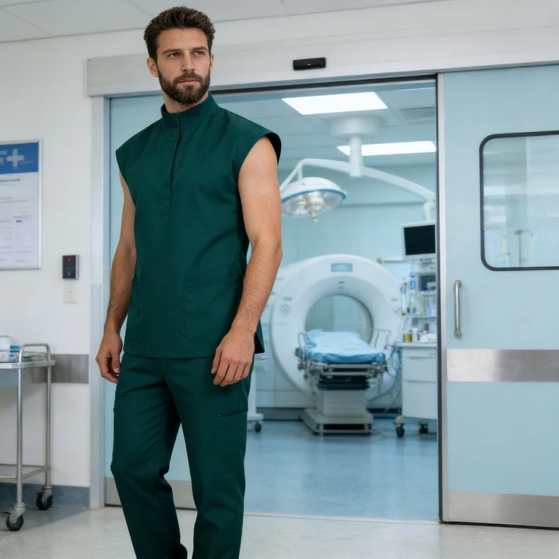 Elastic Hand Washing Clothes, Men's and Women's Short Sleeved Sets, Surgical Work Clothes for Dental and Oral Medical Staff
Elastic Hand Washing Clothes, Men's and Women's Short Sleeved Sets, Surgical Work Clothes for Dental and Oral Medical Staff