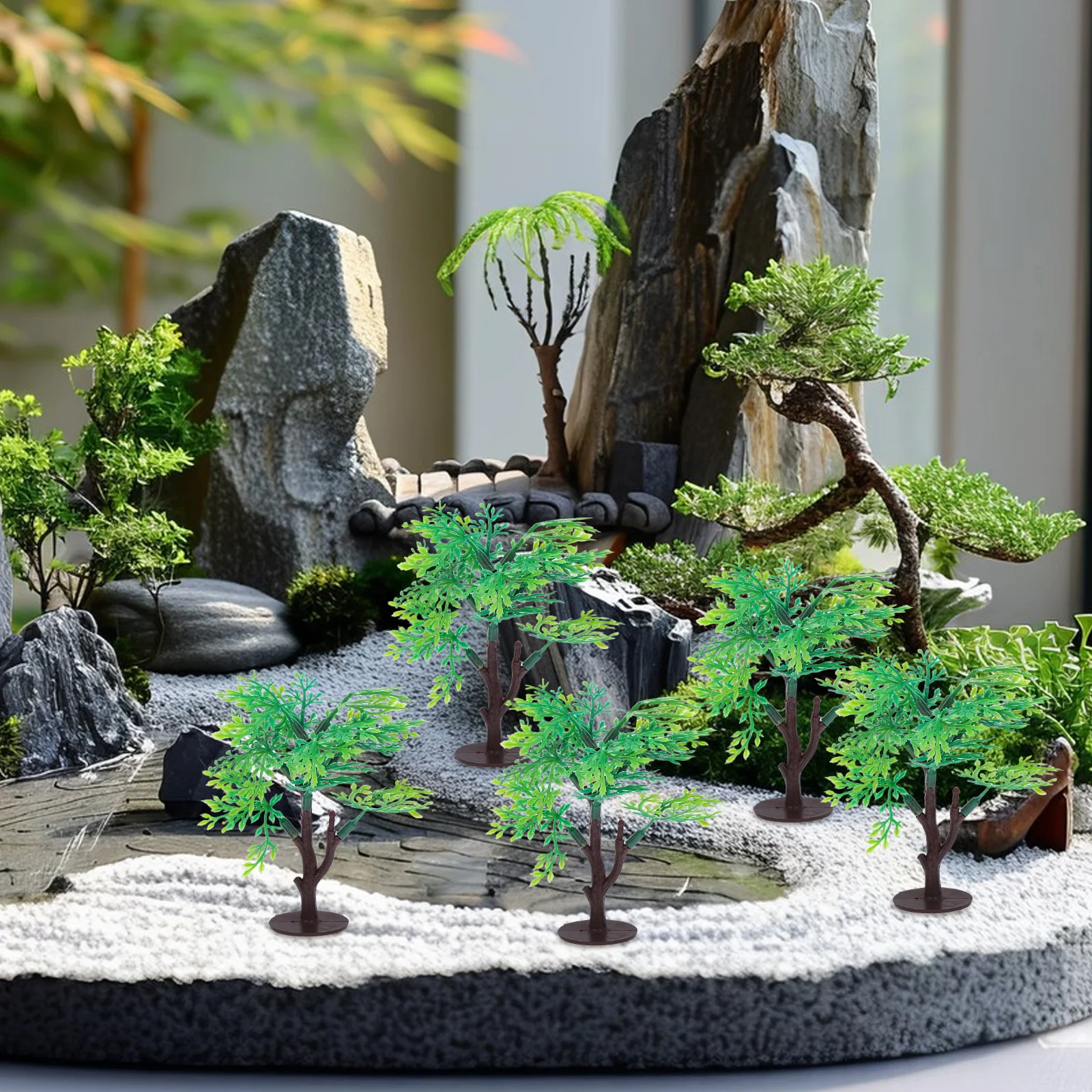 10pcs Micro Landscape Decor Artificial Green Landscape Trees For Train Diorama Wargame Park Scenery Layout Tree Set
10pcs Micro Landscape Decor Artificial Green Landscape Trees For Train Diorama Wargame Park Scenery Layout Tree Set