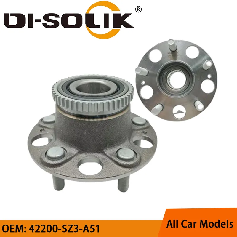 DI-SOLIK 42200-SZ3-A51 42220-SZ3-951 Auto Rear Wheel Hub Bearing Rear Axle for Honda Odyssey RA6 2002 2004
DI-SOLIK 42200-SZ3-A51 42220-SZ3-951 Auto Rear Wheel Hub Bearing Rear Axle for Honda Odyssey RA6 2002 2004
