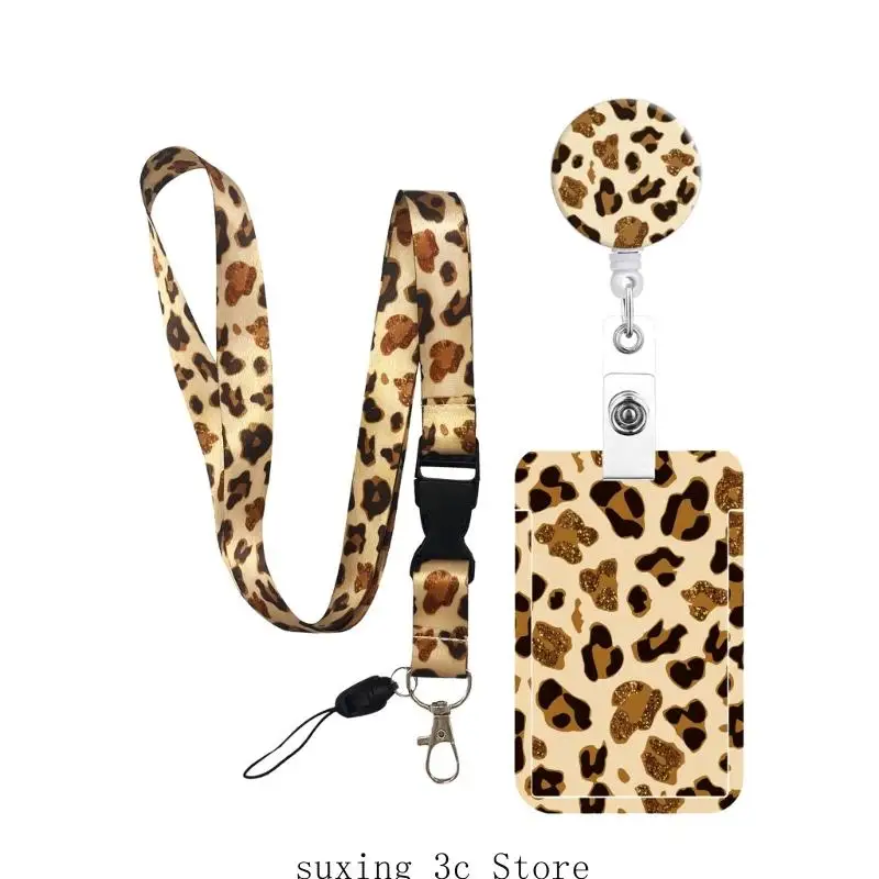 Lanyard with Retractable Badge Reel Card Holder Leopards Print Identity Card Badge Holder with Removable Neck Lanyard
Lanyard with Retractable Badge Reel Card Holder Leopards Print Identity Card Badge Holder with Removable Neck Lanyard