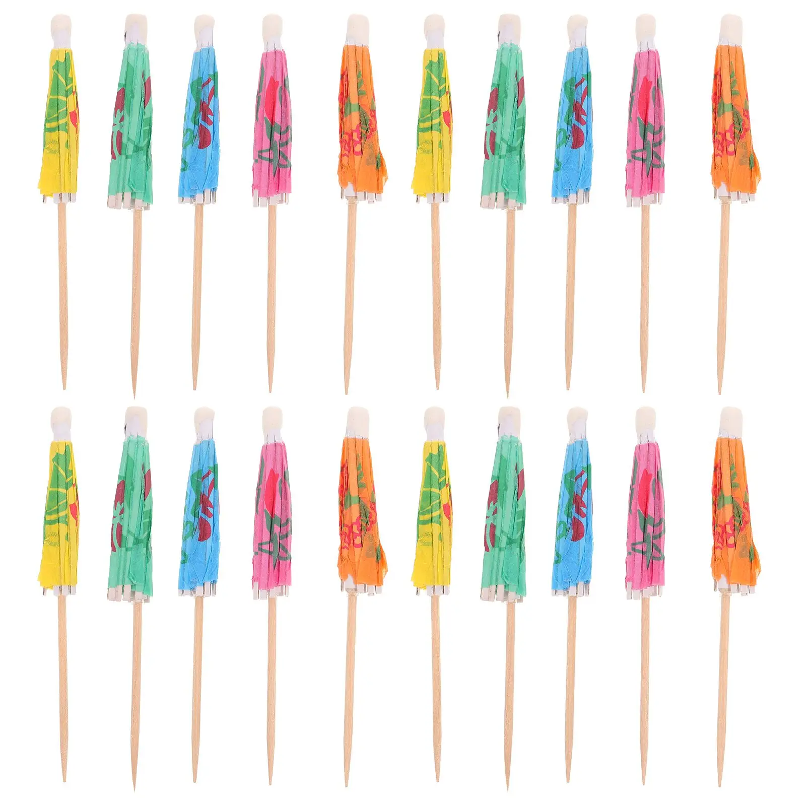 50 Pcs Cocktail Umbrella Picks Small Paper Parasol Beach Drink Sign Fruit Stick for Drinks Tropical Party Decorations
50 Pcs Cocktail Umbrella Picks Small Paper Parasol Beach Drink Sign Fruit Stick for Drinks Tropical Party Decorations