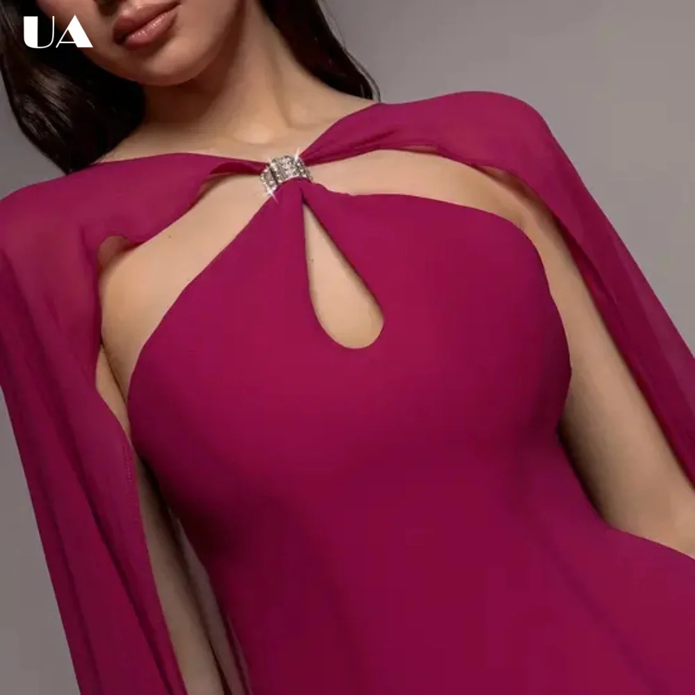 ULBYANRY Customized Straight Chiffon Halterneck Prom Dress for Woman Elegant Sleeveless Evening Dress Trendy Cutout Party Dress
ULBYANRY Customized Straight Chiffon Halterneck Prom Dress for Woman Elegant Sleeveless Evening Dress Trendy Cutout Party Dress