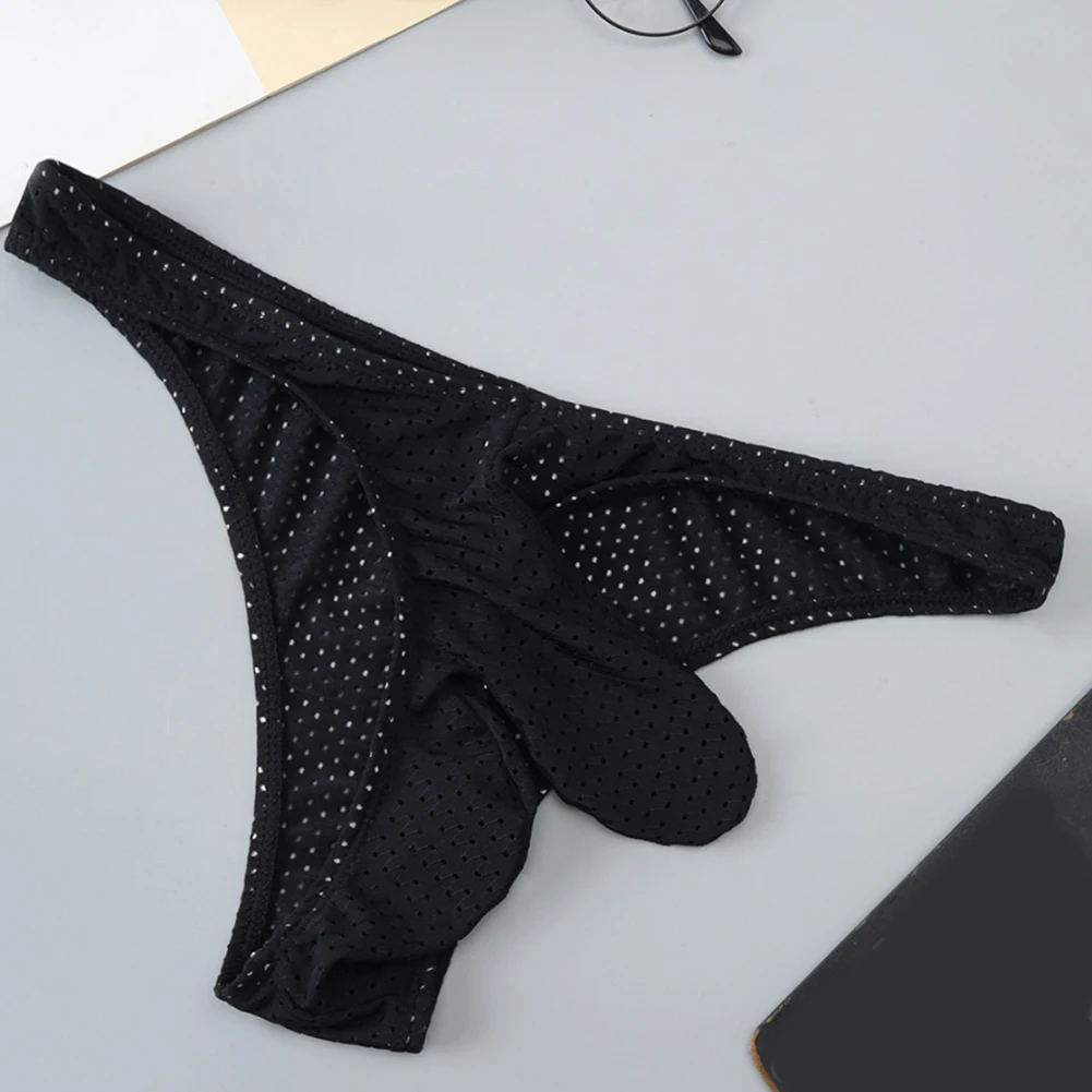 Underwear Men Ice Silk Briefs T-Back Mesh Quick Drying Thong Underwear Low Rise Breathable Panties Pouch Bulge G-String
Underwear Men Ice Silk Briefs T-Back Mesh Quick Drying Thong Underwear Low Rise Breathable Panties Pouch Bulge G-String