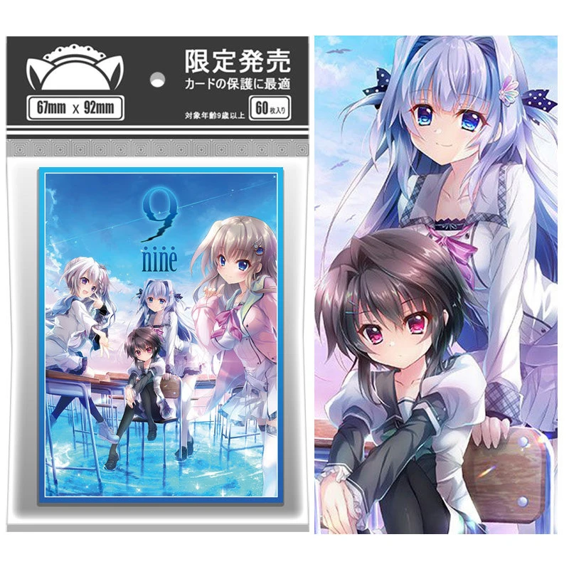 67X92Mm 60Pcs/set Diy Self Made 9Nine Nimi Sora Card Sleeves Ws Opcg Ptcg Nimi Sora Card Protective Cover Anime Cards Gift Toys
67X92Mm 60Pcs/set Diy Self Made 9Nine Nimi Sora Card Sleeves Ws Opcg Ptcg Nimi Sora Card Protective Cover Anime Cards Gift Toys
