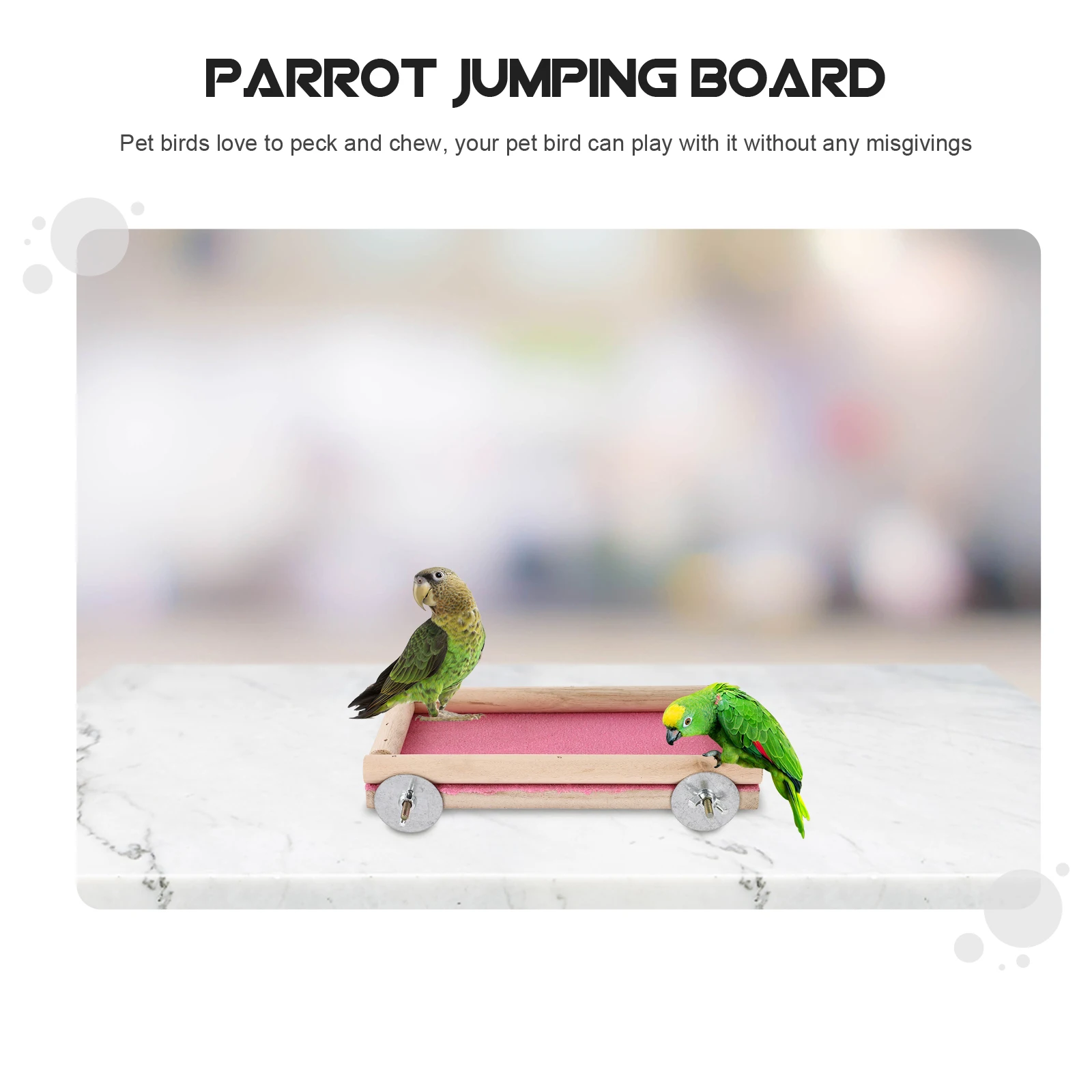 Pet Bird Squirrel Claw Grinding Board Durable Pink Jumping Toy Wooden Exercise Cage Garden Bird Toy Hamster Squirrel
Pet Bird Squirrel Claw Grinding Board Durable Pink Jumping Toy Wooden Exercise Cage Garden Bird Toy Hamster Squirrel