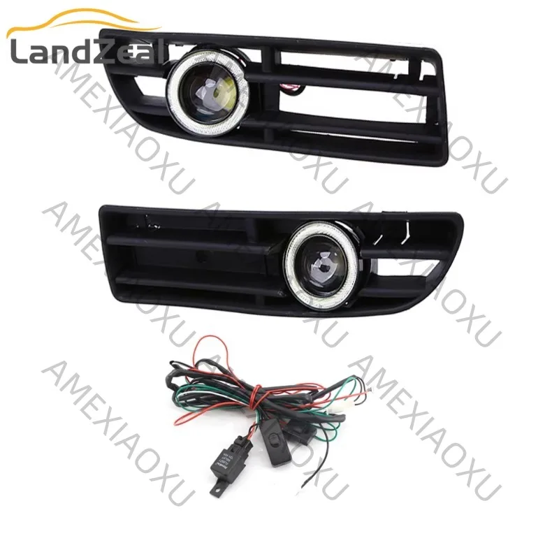 2PCS LED Angel Eye Front Fog Lights Grille With Wire Kit For Golf MK4 1998-2004
2PCS LED Angel Eye Front Fog Lights Grille With Wire Kit For Golf MK4 1998-2004