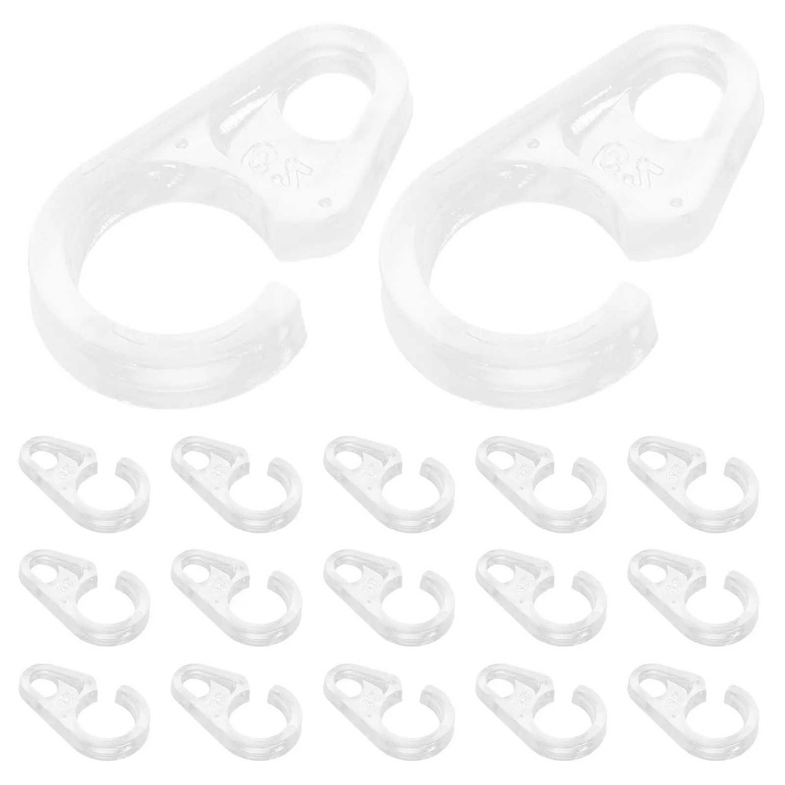 50Pcs Drapery Hooks Rings for Curtain Tracks Rods Pin Style Easy Hang Sturdy Plastic Metal Compatible with Wave Eyelet Ceiling
50Pcs Drapery Hooks Rings for Curtain Tracks Rods Pin Style Easy Hang Sturdy Plastic Metal Compatible with Wave Eyelet Ceiling