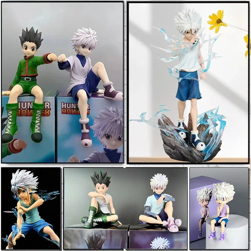 Anime GON·FREECSS & Killua Figure PG Hunter X Hunter Noodle Stopper Killua Zoldyck Action Figures Sitting Model Ornament Toys
Anime GON·FREECSS & Killua Figure PG Hunter X Hunter Noodle Stopper Killua Zoldyck Action Figures Sitting Model Ornament Toys