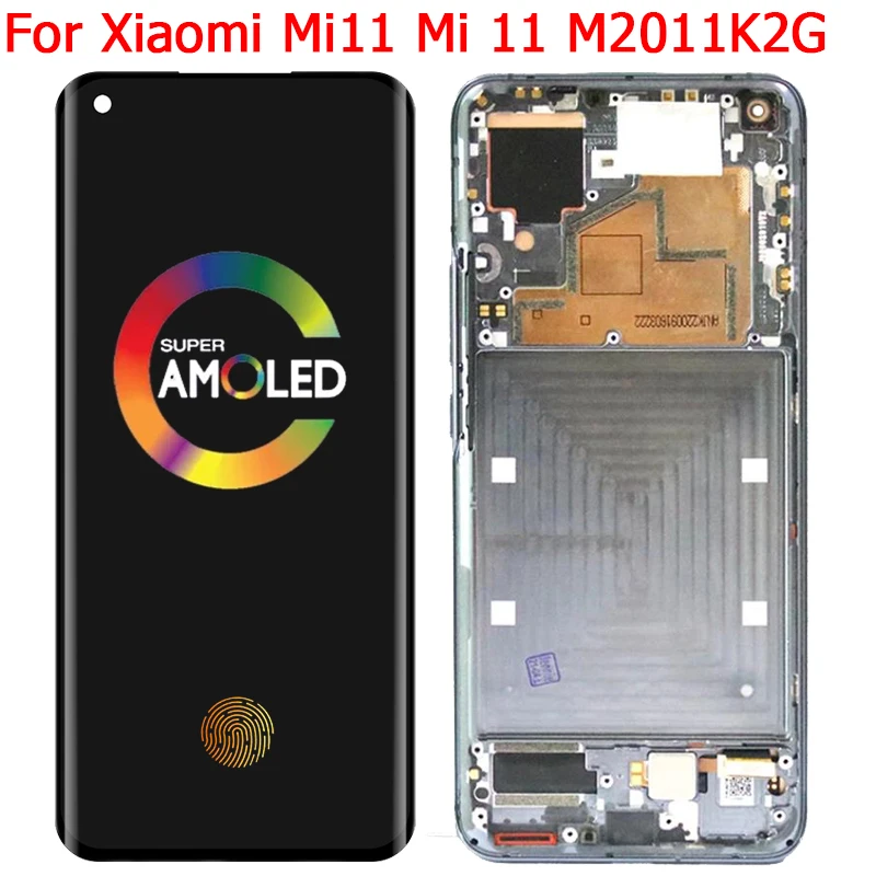 100% Original For Xiaomi Mi 11 Display Screen LCD With Frame 6.81" Mi11 M2011K2G LCD Display Touch With Corning Gorilla Glass
100% Original For Xiaomi Mi 11 Display Screen LCD With Frame 6.81" Mi11 M2011K2G LCD Display Touch With Corning Gorilla Glass