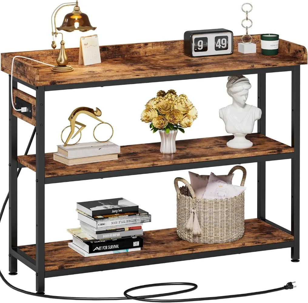 Console Tables,Sofa Table with Power Outlet, Farmhouse Hallway Table for Entryway,Living Room,Height Adjustable,Easy Assembly
Console Tables,Sofa Table with Power Outlet, Farmhouse Hallway Table for Entryway,Living Room,Height Adjustable,Easy Assembly