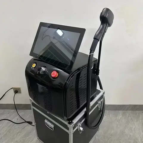 2025 Portable 4 Wave Alma Soprano Ice Titanium Professional 808nm Diode Laser Body Face Hair Removal Machine 4000w