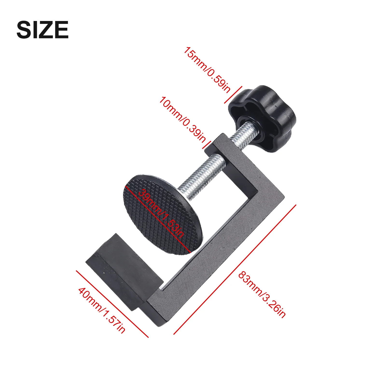 For Wood Drilling Fixing Woodworking Clamp C-Clamp G-Clamp Hand Tools 10-57mm 2pcs Accessories Black High Quality
For Wood Drilling Fixing Woodworking Clamp C-Clamp G-Clamp Hand Tools 10-57mm 2pcs Accessories Black High Quality