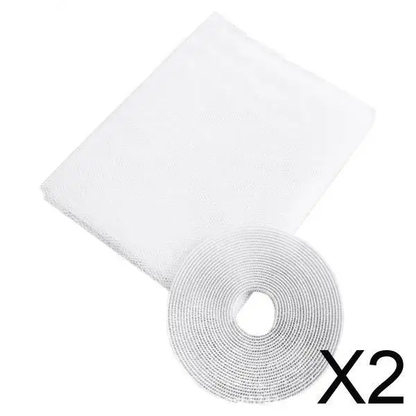 2xWindow Fly Screen Net Shield для окон DIY Размер Белый 1,3x1,5 м
2xWindow Fly Screen Net Shield для окон DIY Размер Белый 1,3x1,5 м