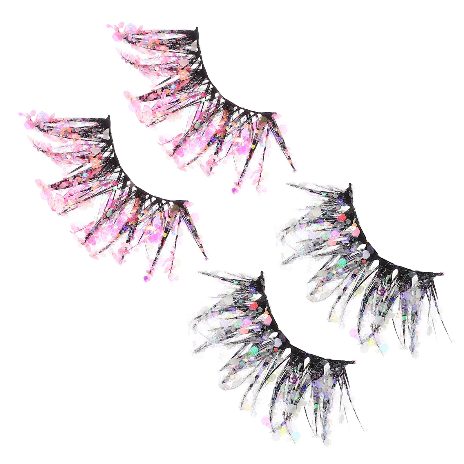 2Pairs Women Luminous Eyelashes 3D Effect Glitter False Lashes Comfortable for Parties Fake Eyelashes Eyelash Extensions
2Pairs Women Luminous Eyelashes 3D Effect Glitter False Lashes Comfortable for Parties Fake Eyelashes Eyelash Extensions