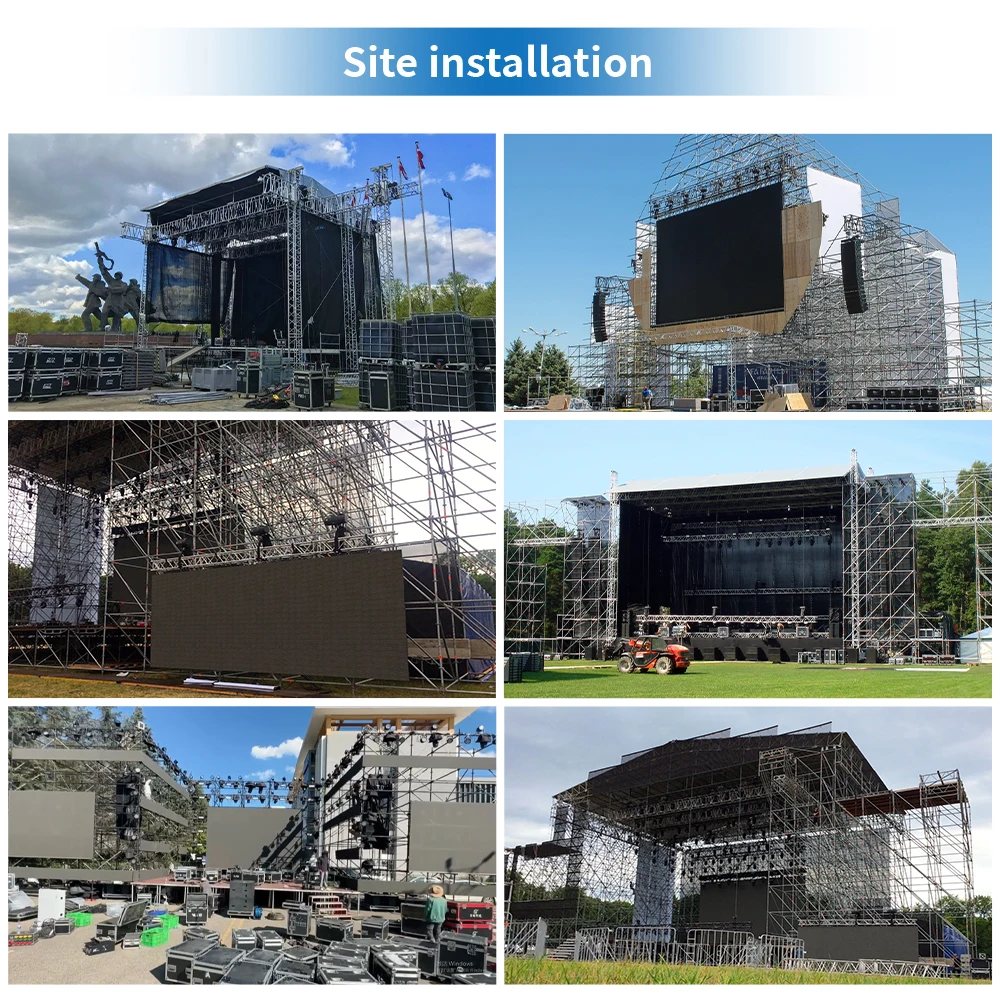 P3.91 P3.9 3.9Mm 3.91Mm 500*1000Mm Complete System Rental Led Stage Screen Panel Outdoor Video Wall Display
P3.91 P3.9 3.9Mm 3.91Mm 500*1000Mm Complete System Rental Led Stage Screen Panel Outdoor Video Wall Display