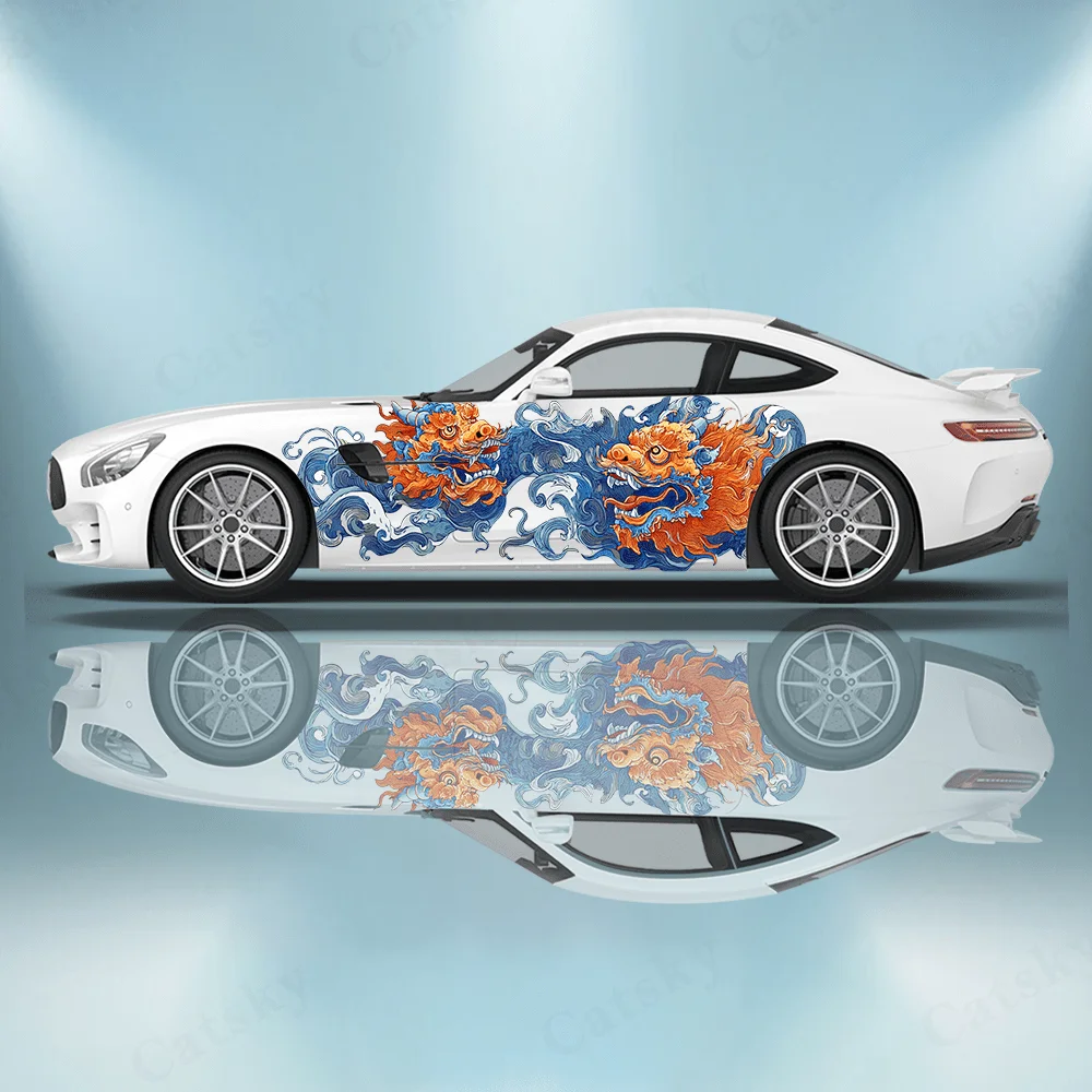 Classical Aesthetic Lion Sticker Full Body Floral Decoration Covering Scratches Protect Car Sticker Waterproof Car Vinyl Wraps
Classical Aesthetic Lion Sticker Full Body Floral Decoration Covering Scratches Protect Car Sticker Waterproof Car Vinyl Wraps
