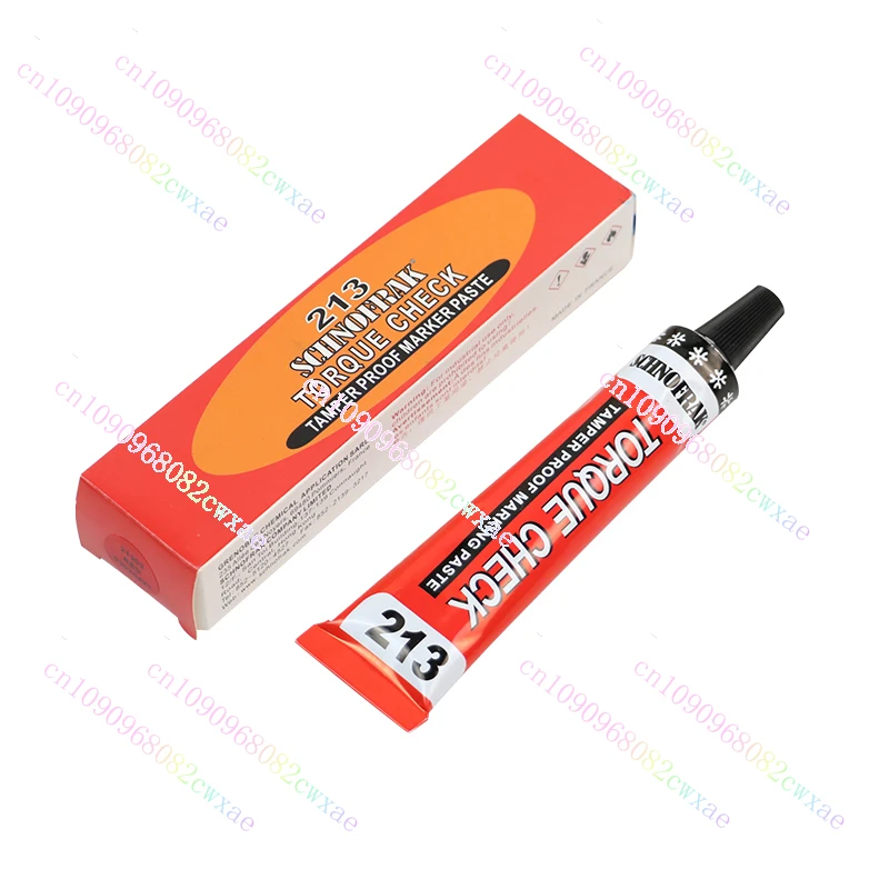 213 Marking Pen SCHNOFRAK Bolt Locking Torque Check Tamper Proof Disassembly Identification Color Paste Marking Adhesive
213 Marking Pen SCHNOFRAK Bolt Locking Torque Check Tamper Proof Disassembly Identification Color Paste Marking Adhesive