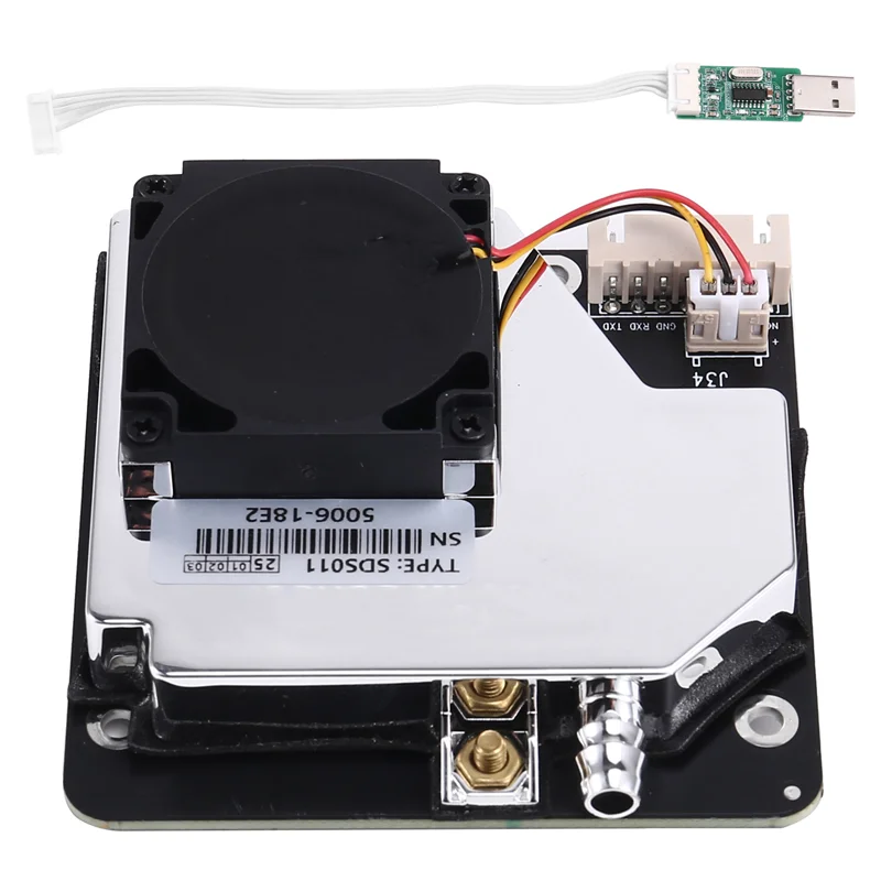 B50C PM2.5 Particle Matter Sensor SDS011 Detection Range 0.3-10 Μm Laser Sensor Dust Sensor Digital Output
B50C PM2.5 Particle Matter Sensor SDS011 Detection Range 0.3-10 Μm Laser Sensor Dust Sensor Digital Output