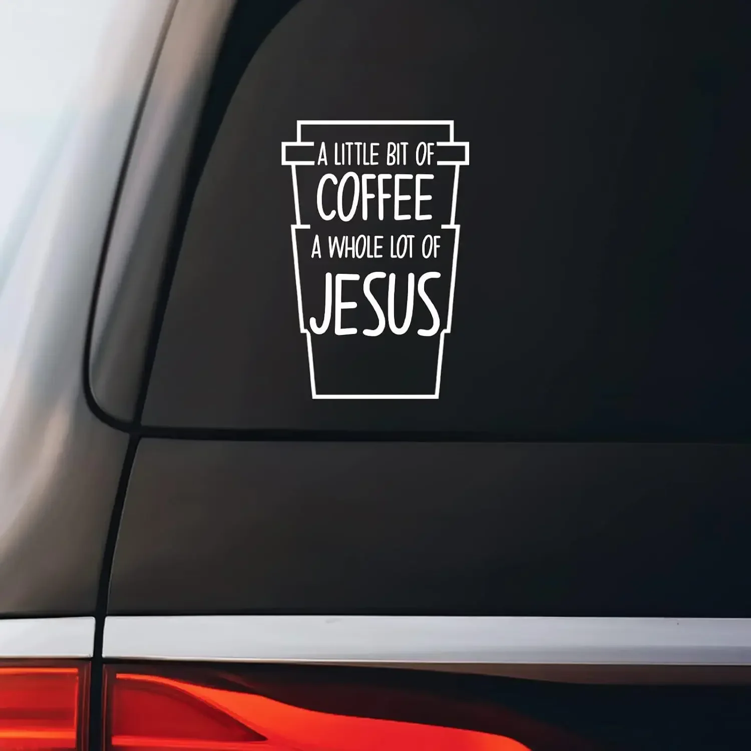 1PC Coffee and Jesus Sticker Decal Notebook Car Laptop
1PC Coffee and Jesus Sticker Decal Notebook Car Laptop