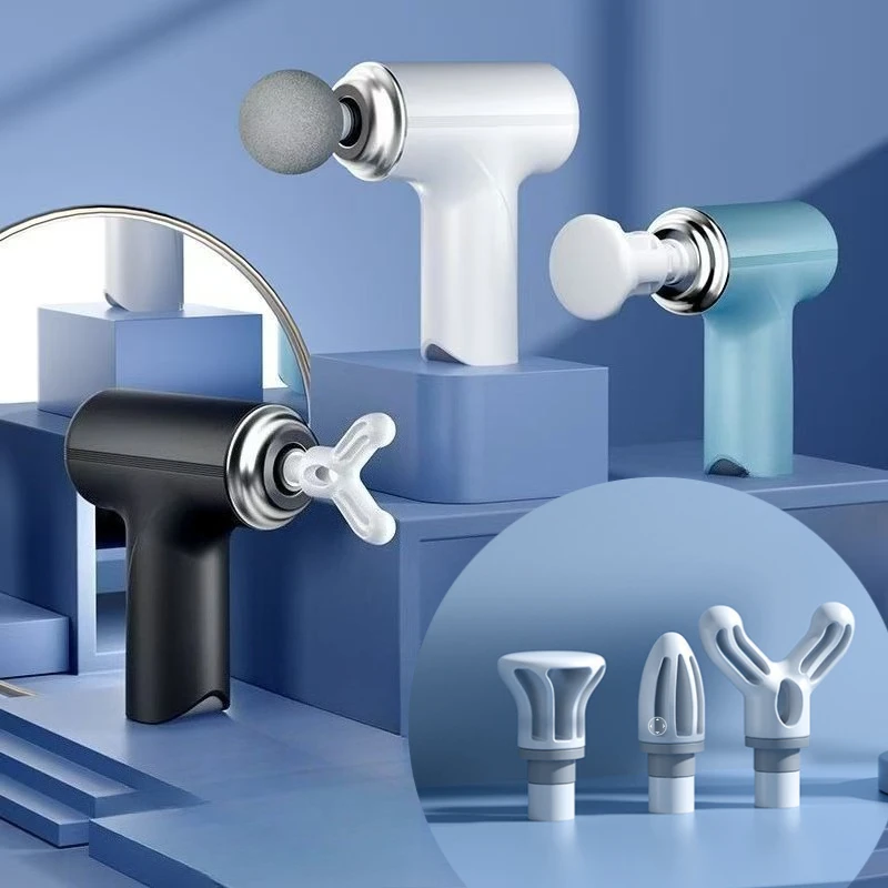 Portable Electric Massage Gun with 4 Interchangeable Heads & LED Light for Full Body Relaxation Electric Massage Gun 
Portable Electric Massage Gun with 4 Interchangeable Heads & LED Light for Full Body Relaxation Electric Massage Gun