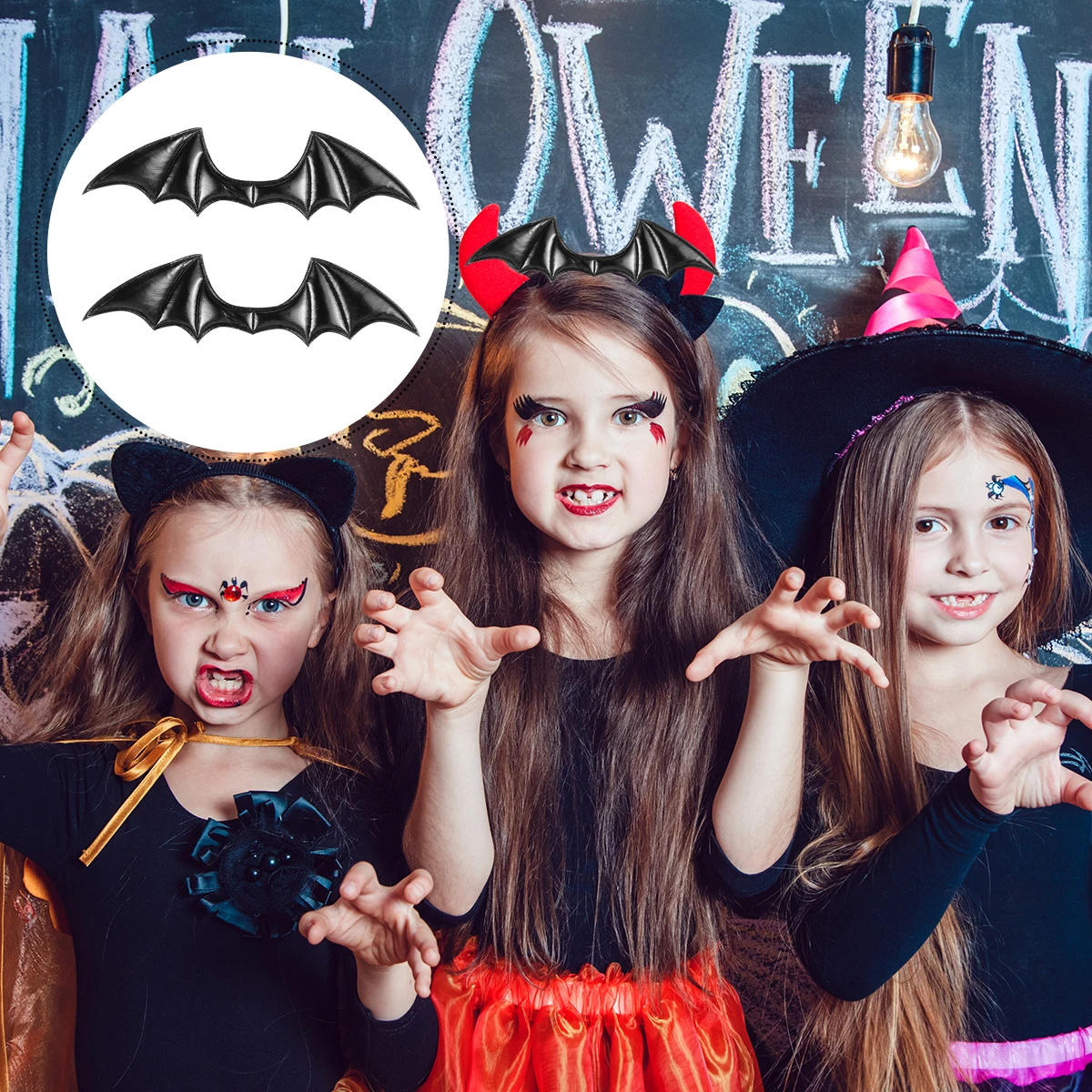 5Pcs Creative Devil Bat Wings Hair Accessories DIY Hair Decoration Clothing Supplies
5Pcs Creative Devil Bat Wings Hair Accessories DIY Hair Decoration Clothing Supplies