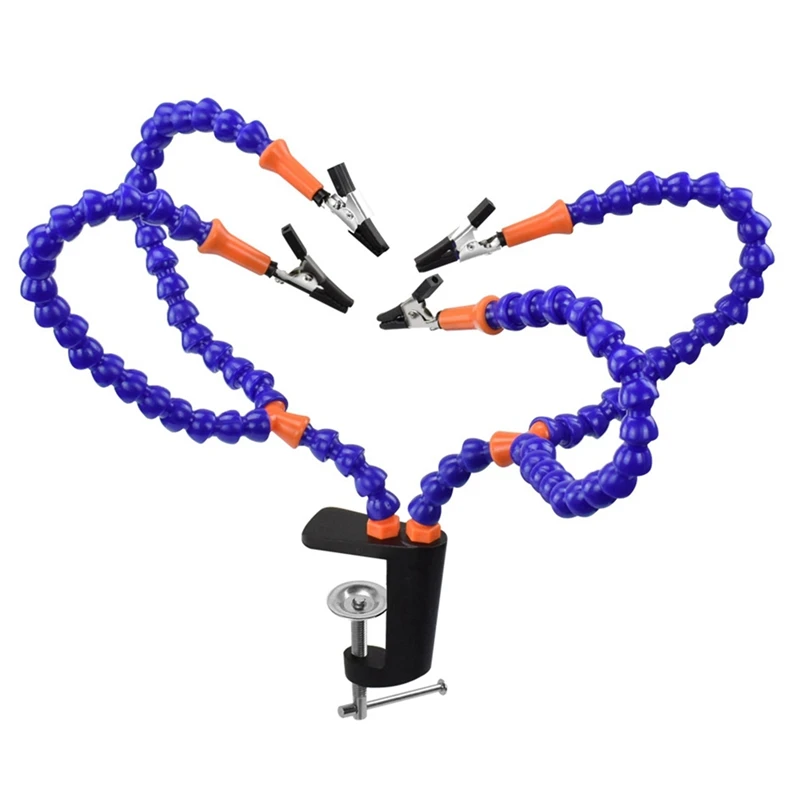 【CLEARANCE】4 Pcs Flexible Arm Helping Hands Third Hand Soldering Tool PCB Holder Welding Stand For PCB Repairing Circuit Board
【CLEARANCE】4 Pcs Flexible Arm Helping Hands Third Hand Soldering Tool PCB Holder Welding Stand For PCB Repairing Circuit Board