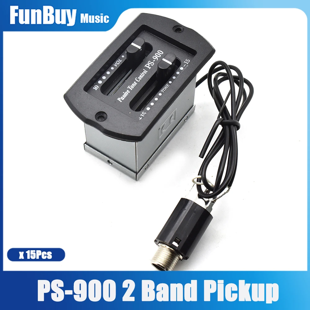 15 комплектов, 2-полосный эквалайзер, гитарный предусилитель, пассивный регулятор громкости, пьезо-звукосниматель, эквалайзер
15 комплектов, 2-полосный эквалайзер, гитарный предусилитель, пассивный регулятор громкости, пьезо-звукосниматель, эквалайзер