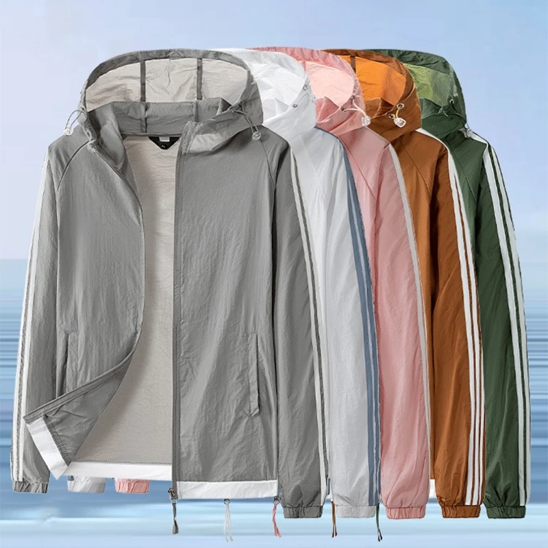 Ice Silk UPF50+ Sunscreen Coats Unisex Outdoor UV Skin Clothing Summer Men's Skin Jackets Sun Protection Thin Hooded Windbreaker
Ice Silk UPF50+ Sunscreen Coats Unisex Outdoor UV Skin Clothing Summer Men's Skin Jackets Sun Protection Thin Hooded Windbreaker