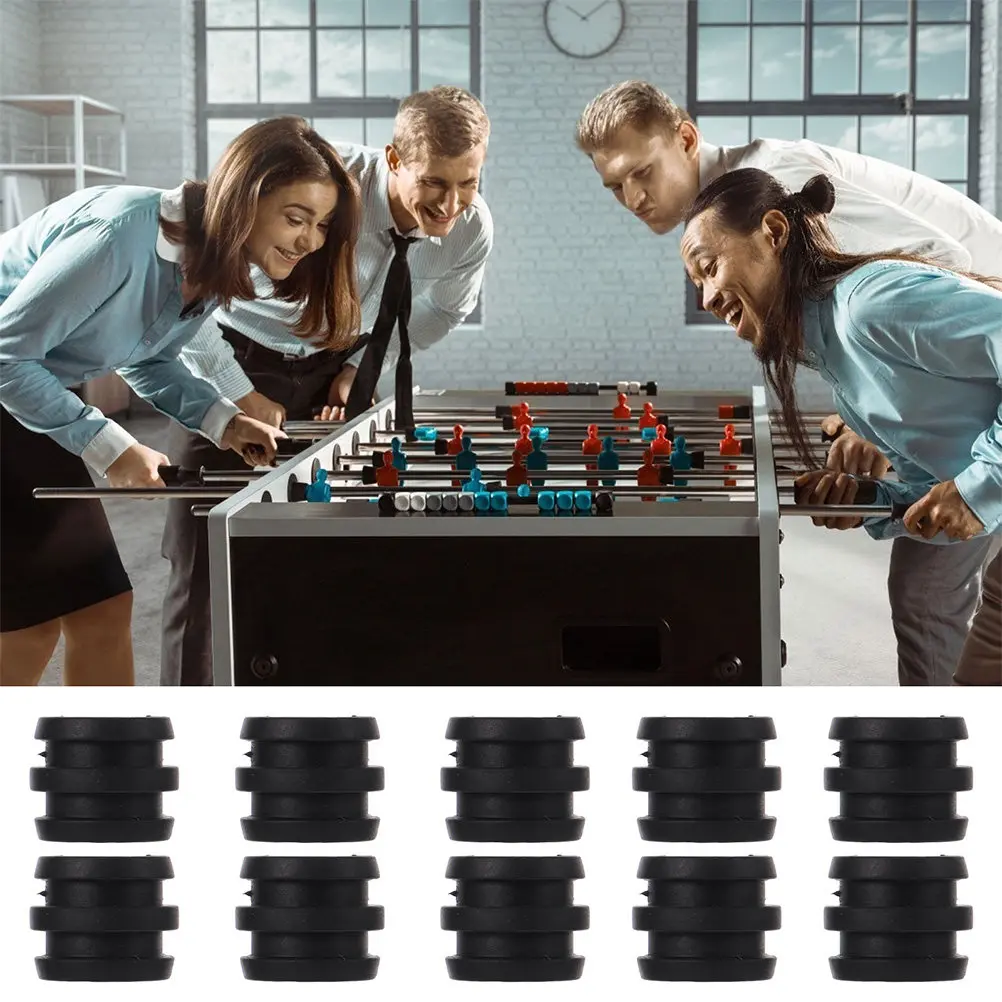 15 Pcs Tabletop Foosball Bushings Football Replacement Black Plastic Bearing Rod
15 Pcs Tabletop Foosball Bushings Football Replacement Black Plastic Bearing Rod