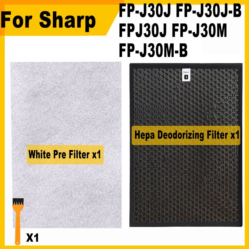 Replacement Hepa Composite Activated Carbon Filter FZ-F30HFE for Air Purifier Sharp FP-J30J FP-J30J-B FPJ30J FP-J30M FP-J30M-B
Replacement Hepa Composite Activated Carbon Filter FZ-F30HFE for Air Purifier Sharp FP-J30J FP-J30J-B FPJ30J FP-J30M FP-J30M-B