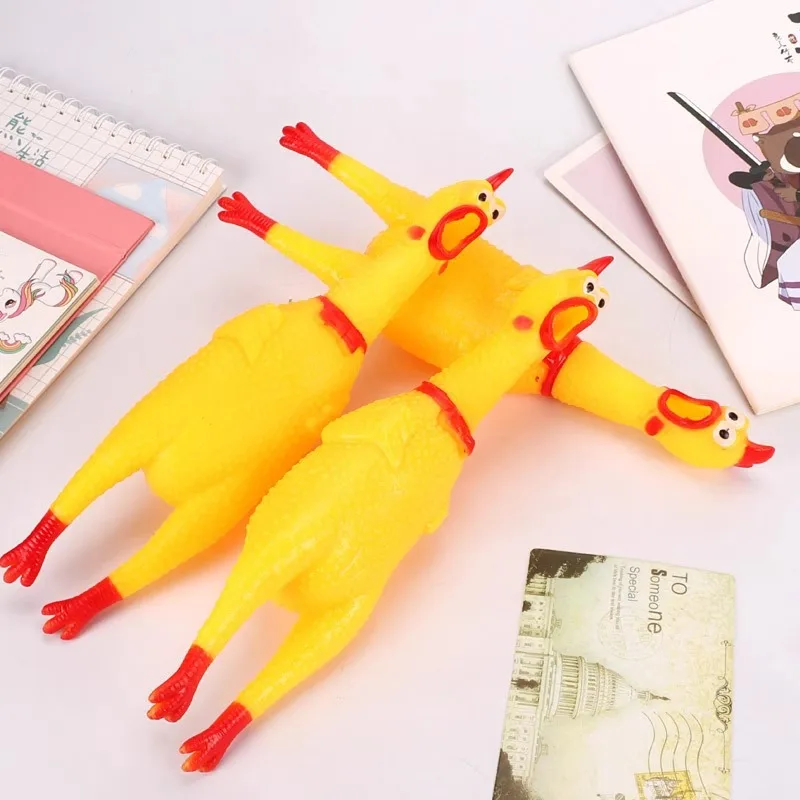 Squeaky Press Chicken Toy - Funny Rubber Animal Squeeze Sound Toy for Kids Party Favors Prank Master birthday gift
Squeaky Press Chicken Toy - Funny Rubber Animal Squeeze Sound Toy for Kids Party Favors Prank Master birthday gift